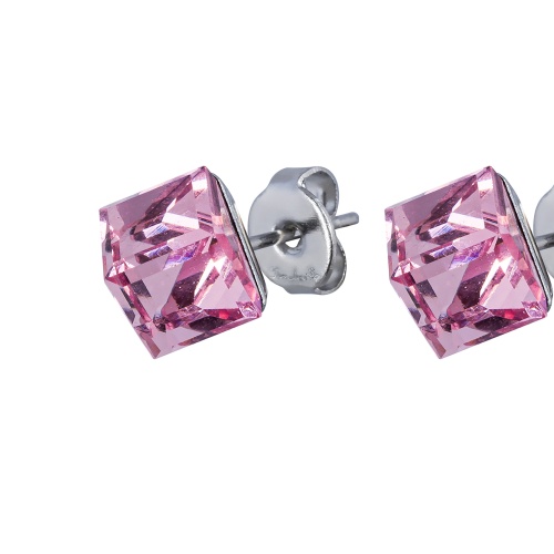 Пусеты Fiore Luna Crystal Pink, SWE0127/2 P S фото 3